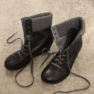Tsubo weatherproof wedge booties